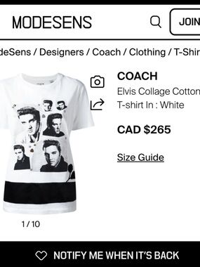 Coach x Elvis Presley collage t-shirt